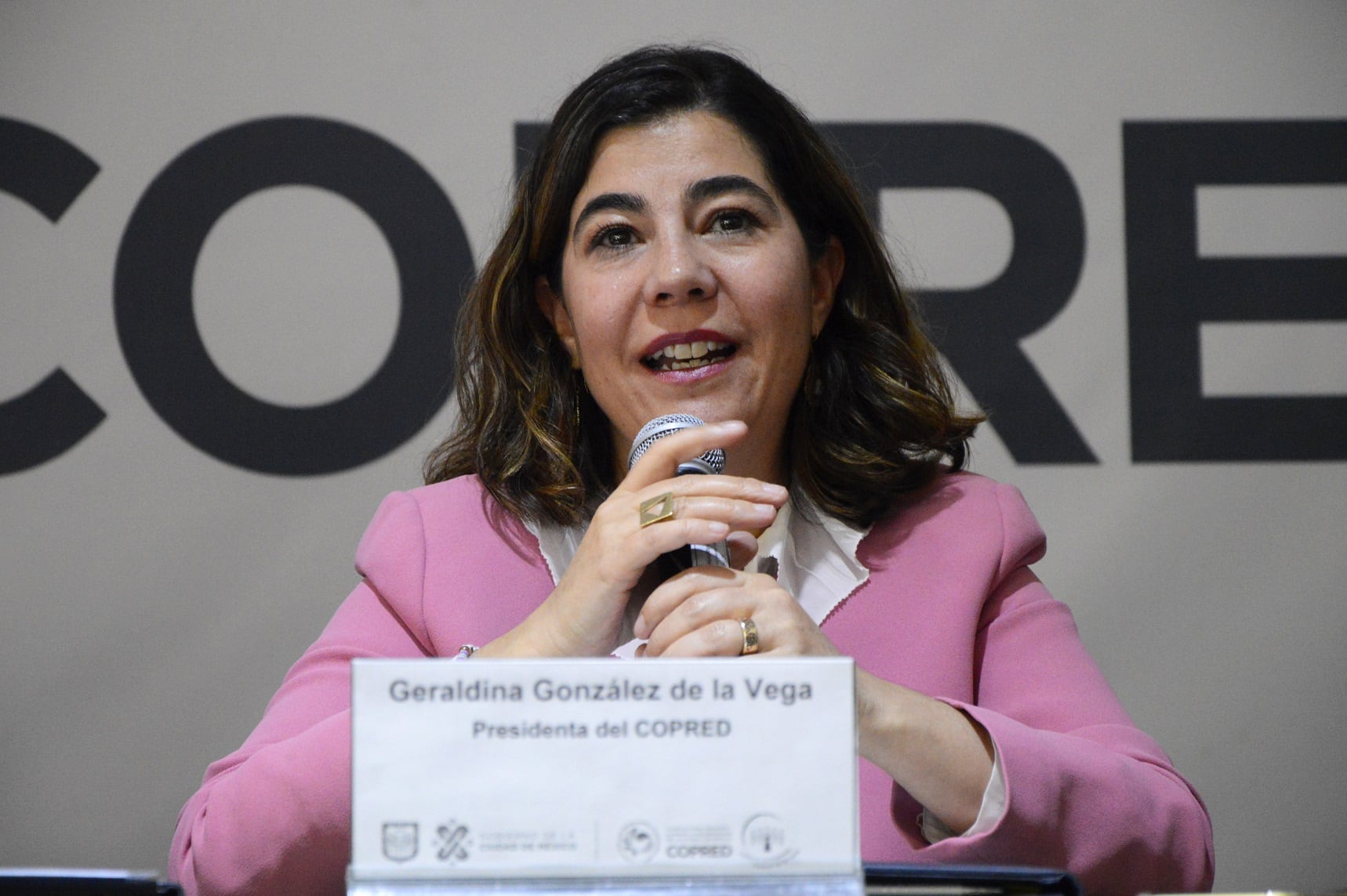Geraldina González de la Vega, presidenta de Copred