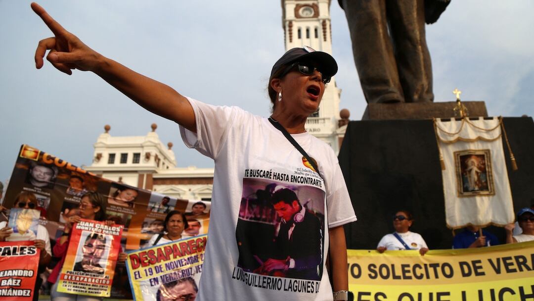 Madres de desaparecidos en Veracuz