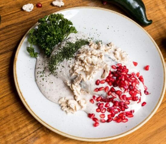 Chile en Nogada en restaurante Guadiana