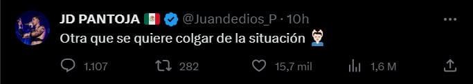 Juan de Dios Pantoja responde a la indirecta de Cecia Loaiza