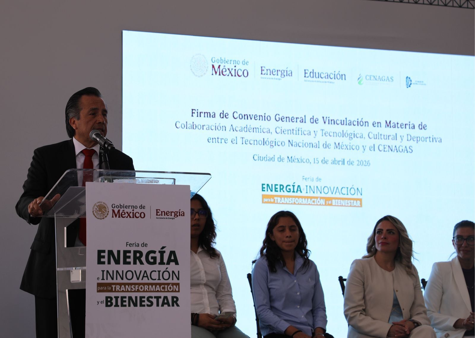 CENAGAS y TecNM firman convenio para impulsar innovación energética en México.