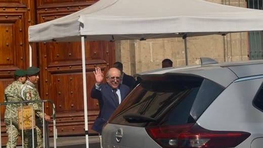 Pablo Gómez se reúne con Claudia Sheinbaum en Palacio Nacional