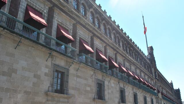 Palacio Nacional. Protección este 2 de octubre.