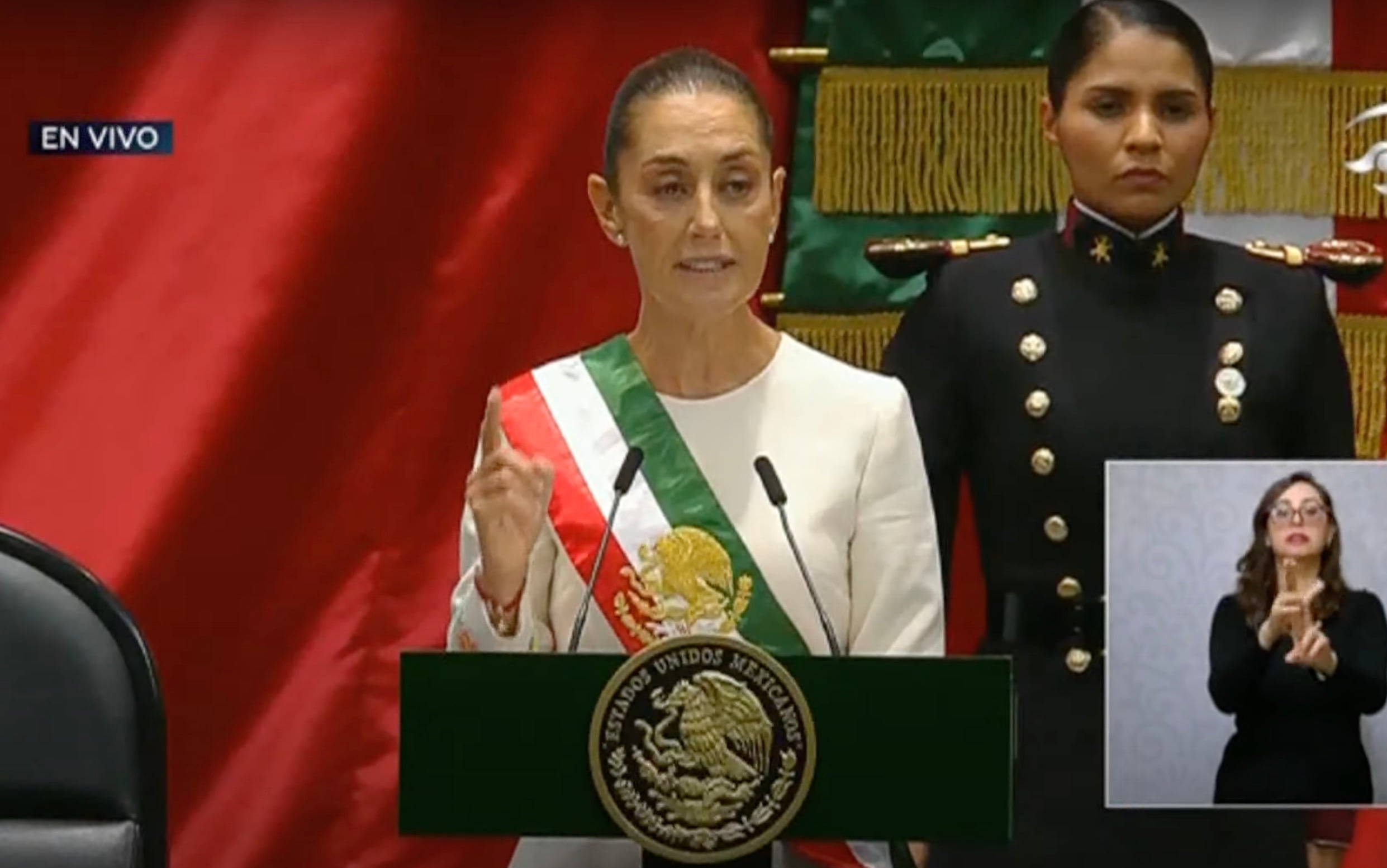 Primer discurso de Claudia Sheinbaum como presidenta constitucional de México