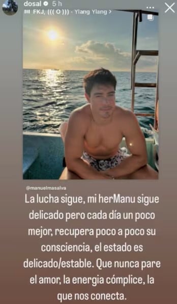 Estado de salud de Manuel Masalva