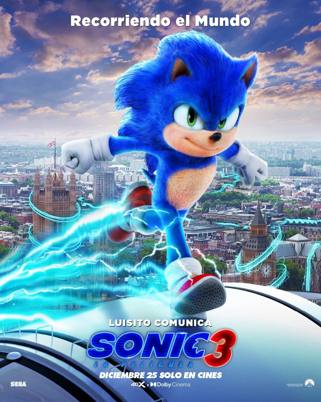 El nuevo tráiler de Sonic 3 en español confirma fecha de estreno en México para Cinemex y Cinépolis