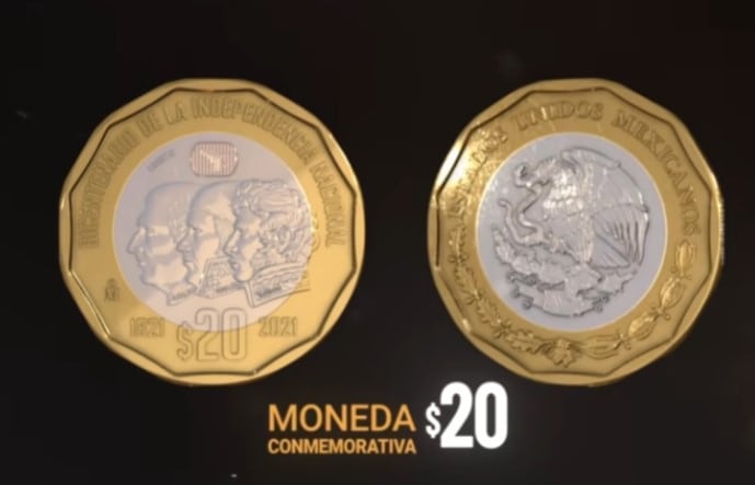 Moneda de 20 pesos