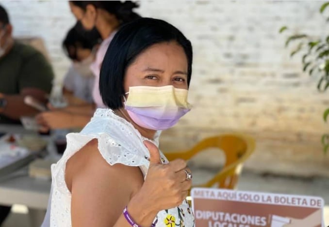 Dolores Huerta, candidata del PES