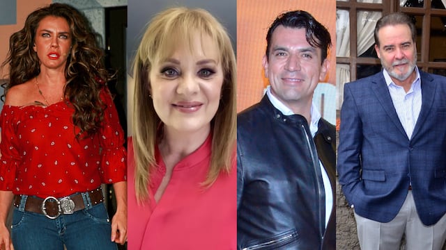 Sabine Moussier, Erika Buenfil, Jorge Salinas y César Évora.