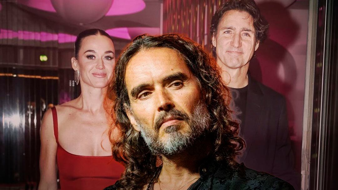 Ex de Katy Perry, Russell Brand habla del romance con Justin Trudeau