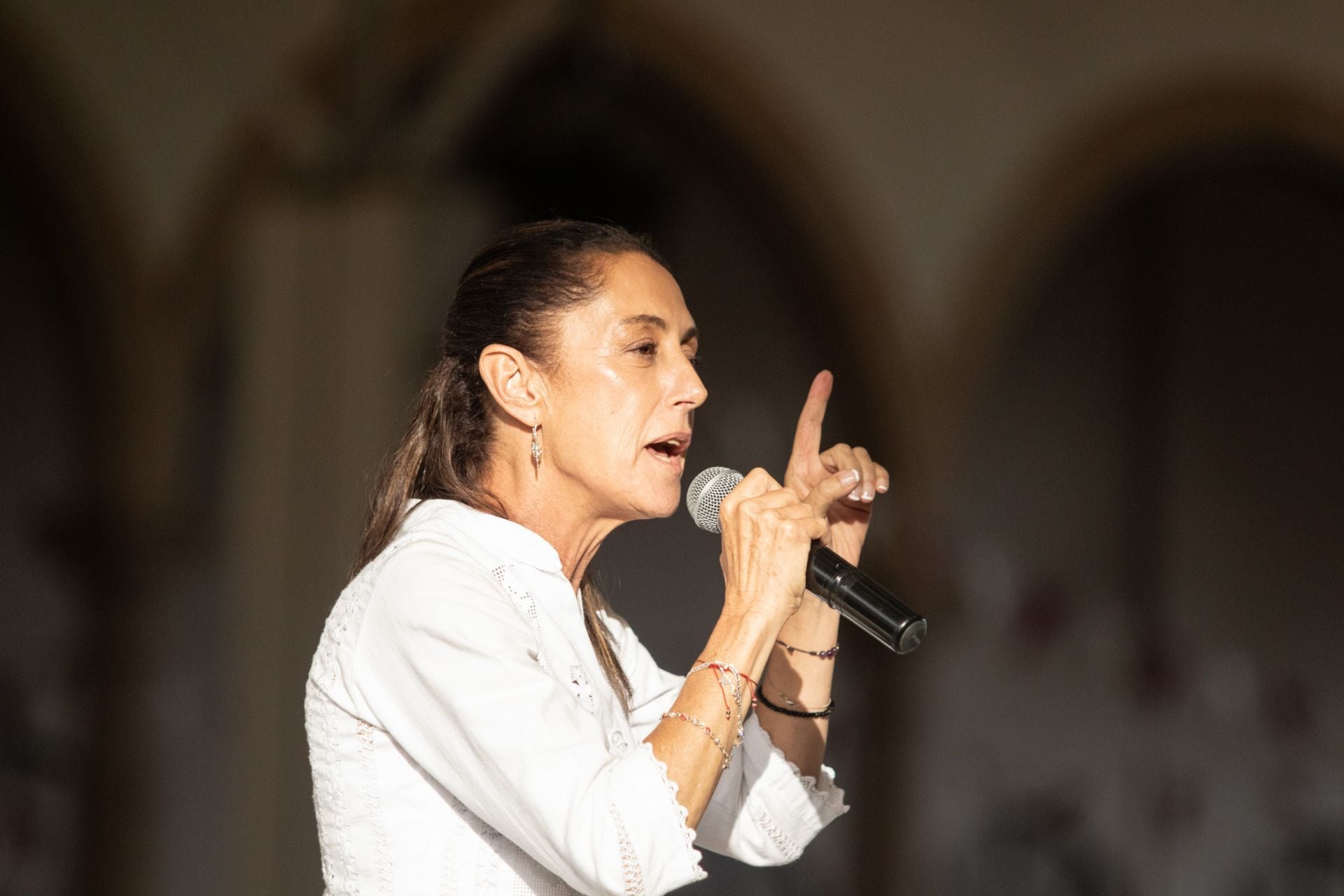 Claudia Sheinbaum en sus recorridos como corcholata de Morena