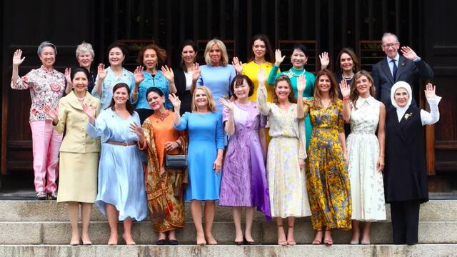 Primeras damas y primer caballero en G-20.