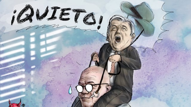 Caricatura de Vampipe contra el monero Rapé