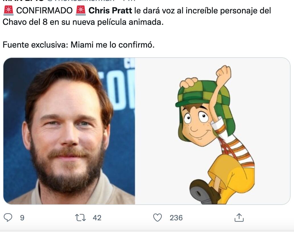 Memes sobre que Chris Pratt será Garfield