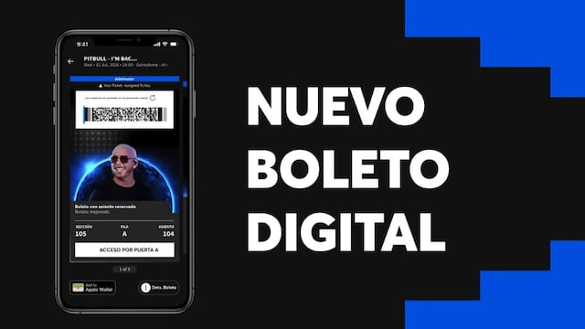 Ticketmaster lanza nuevo boleto digital con código dinámico y más seguridad.