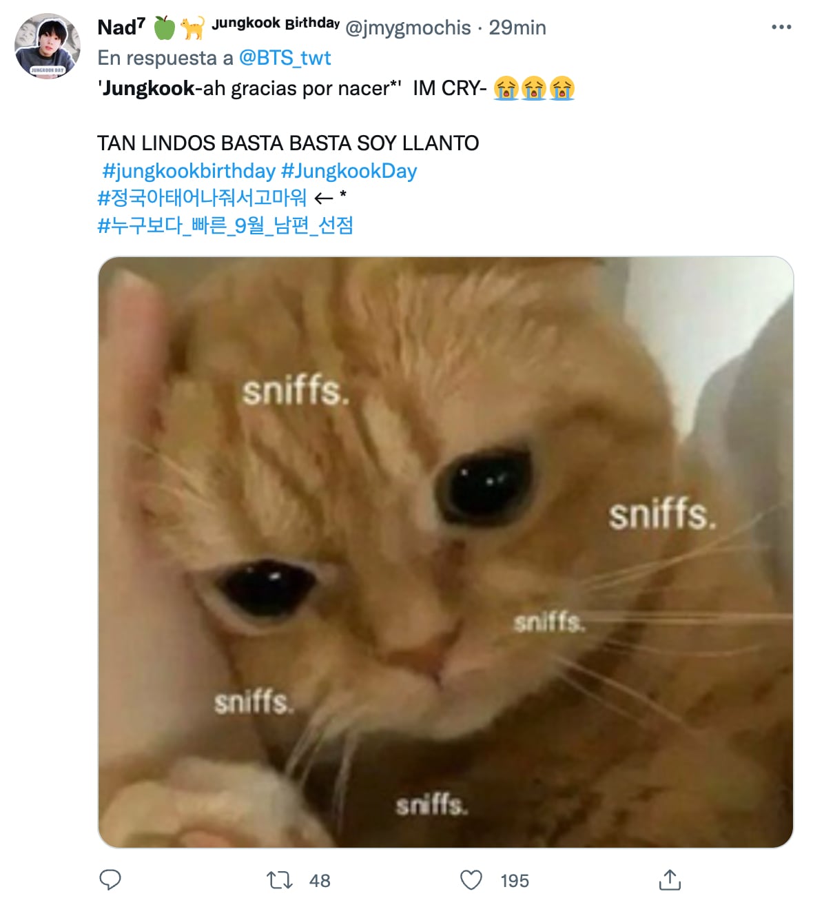 Celebran el cumpleaños de Jongkook con memes