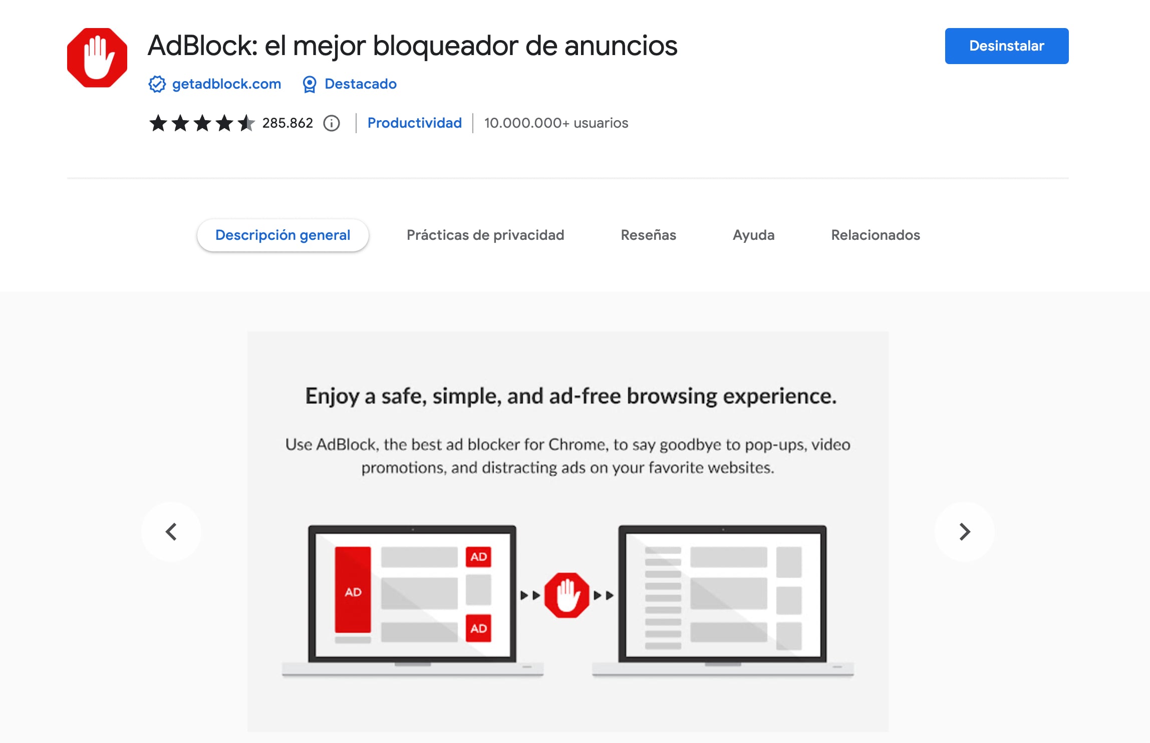 Adblock para YouTube