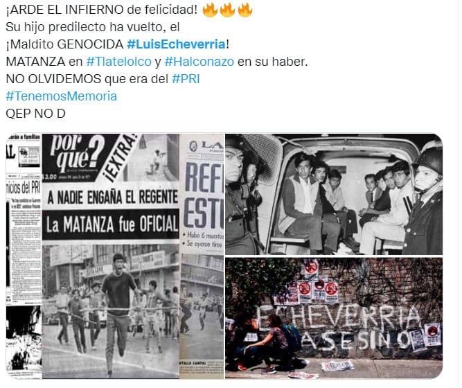 Memes por la muerte de Luis Echeverría Álvarez