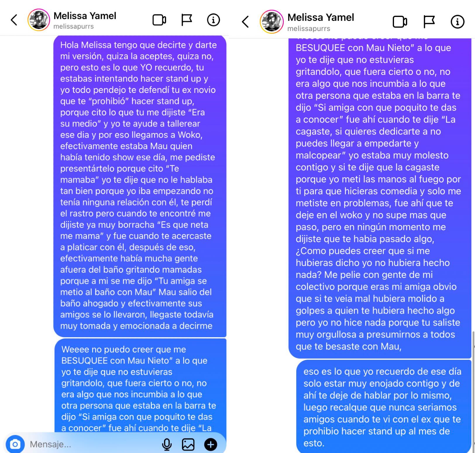 Solín da su versión de la denuncia contra Mau Nieto