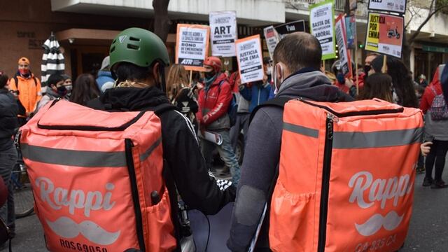 Protesta de repartidores en la SCJN 29 de abril
