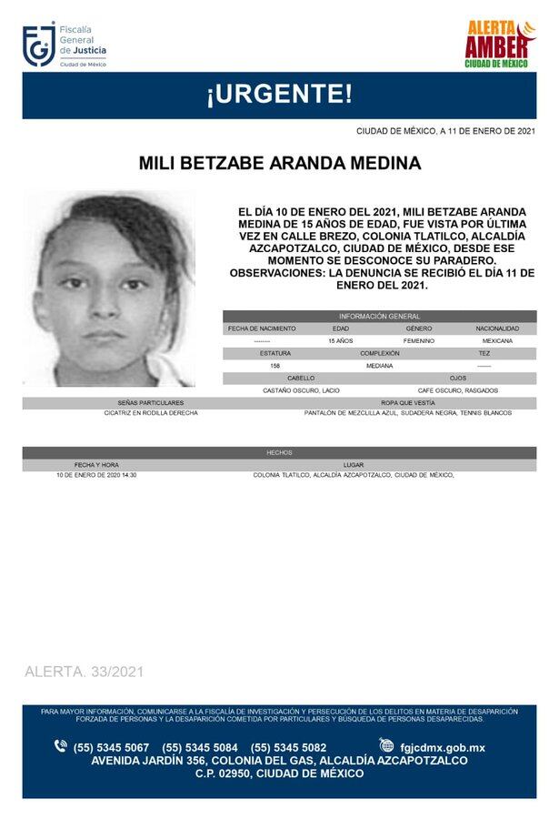 Ficha de búsqueda de Mili