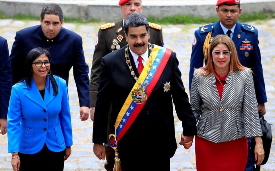Nicolás Maduro y su esposa