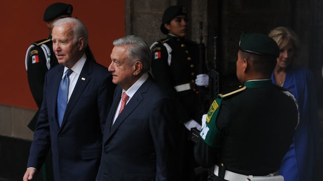 Andrés Manuel López Obrador, presidente de México, recibió esta tarde al presidente de Estados Unidos, Joe Biden