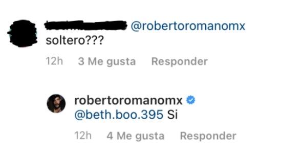 Roberto Romano confirma estar soltero