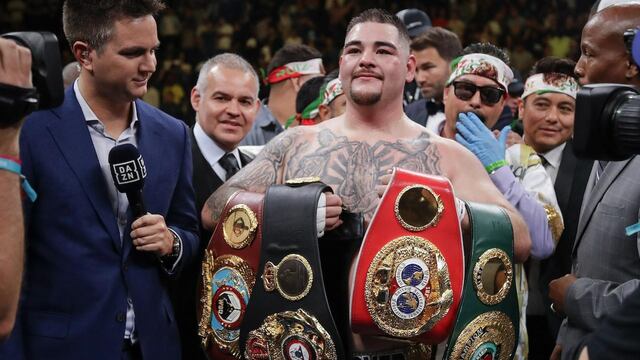 Andy Ruiz Jr. se consagró como el primer campeón de peso completo para el boxeo mexicano