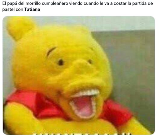 Memes de Tatiana y sus precios