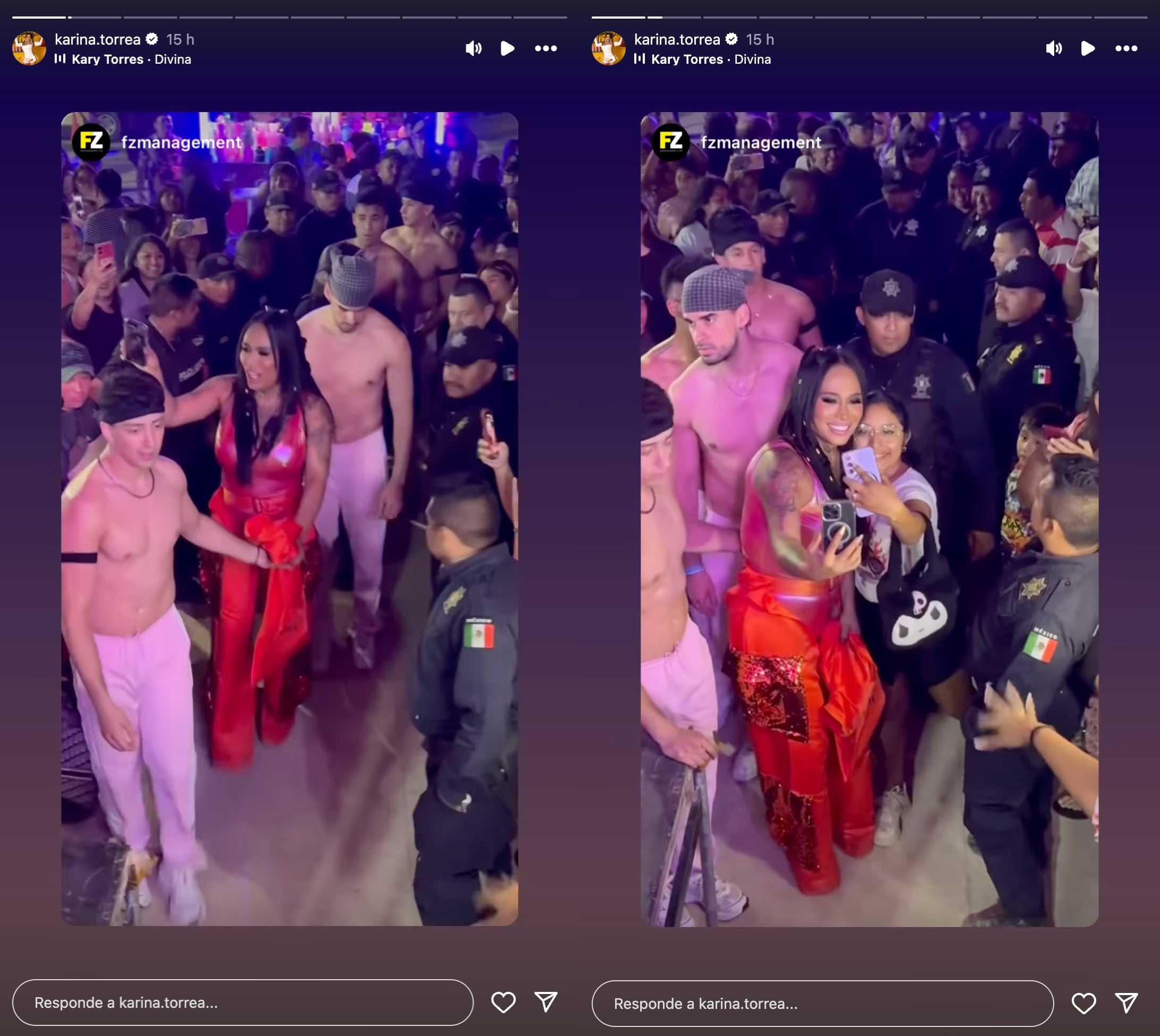 Karina Torres presume a los machos brasileños que le hicieron compañía