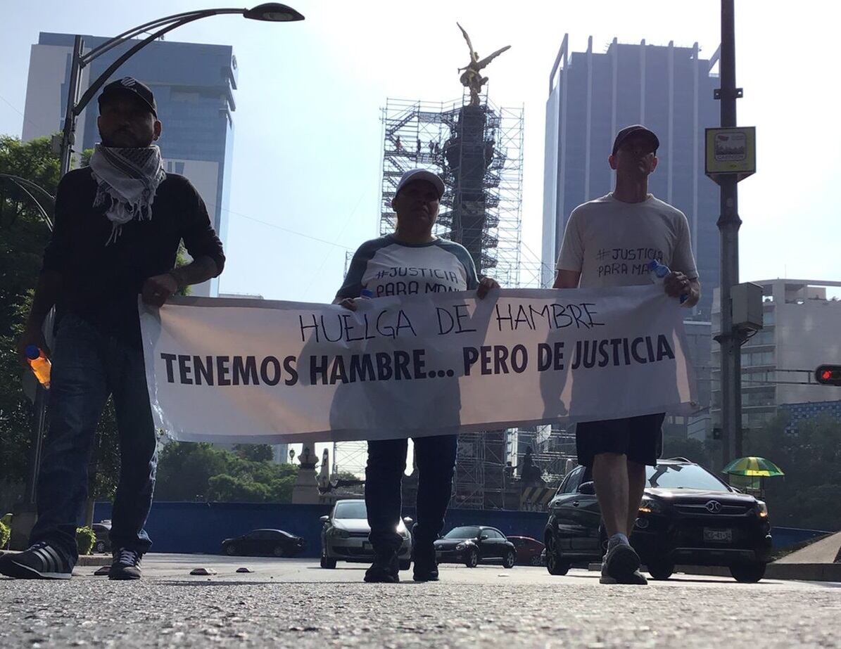 Trasladan protesta.