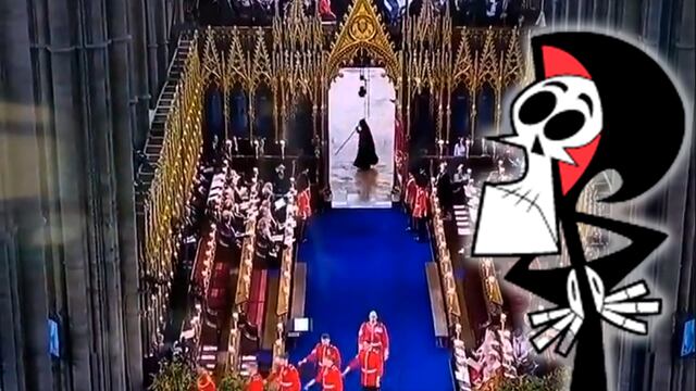 Silueta extraña en la coronación del rey Carlos III