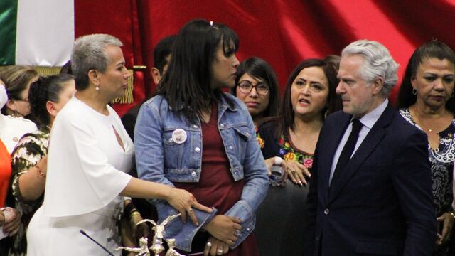 Salma Luévano y María Clemente García