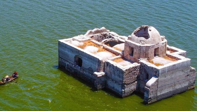 Templo de la Virgen de los Dolores; iglesia hundida en Guanajuato