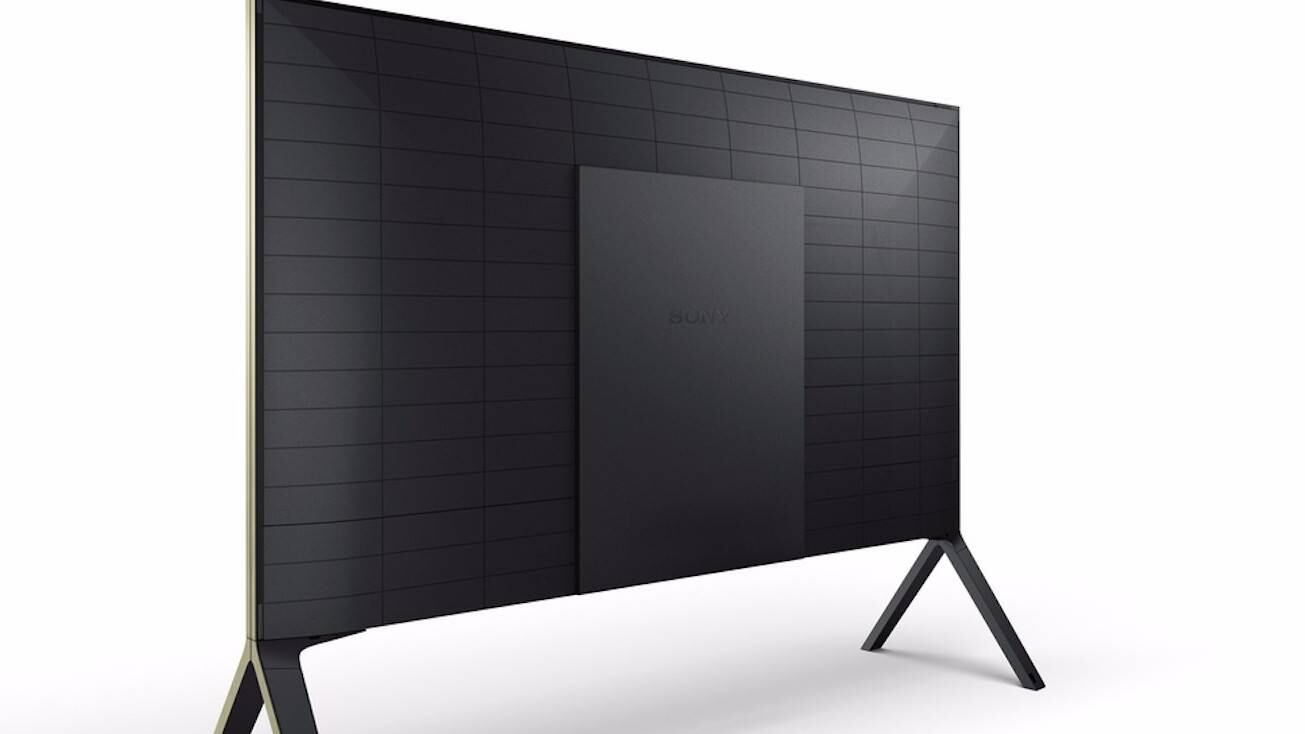 Imagen de la pantalla de TV Sony Z9D de 100 pulgadas.