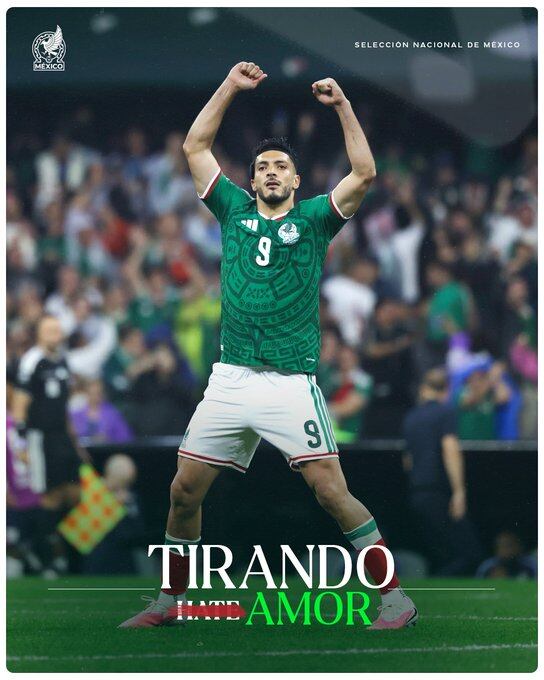 Tras la lesión de Raúl Jiménez, la Selección Mexicana le envía un mensaje de apoyo.