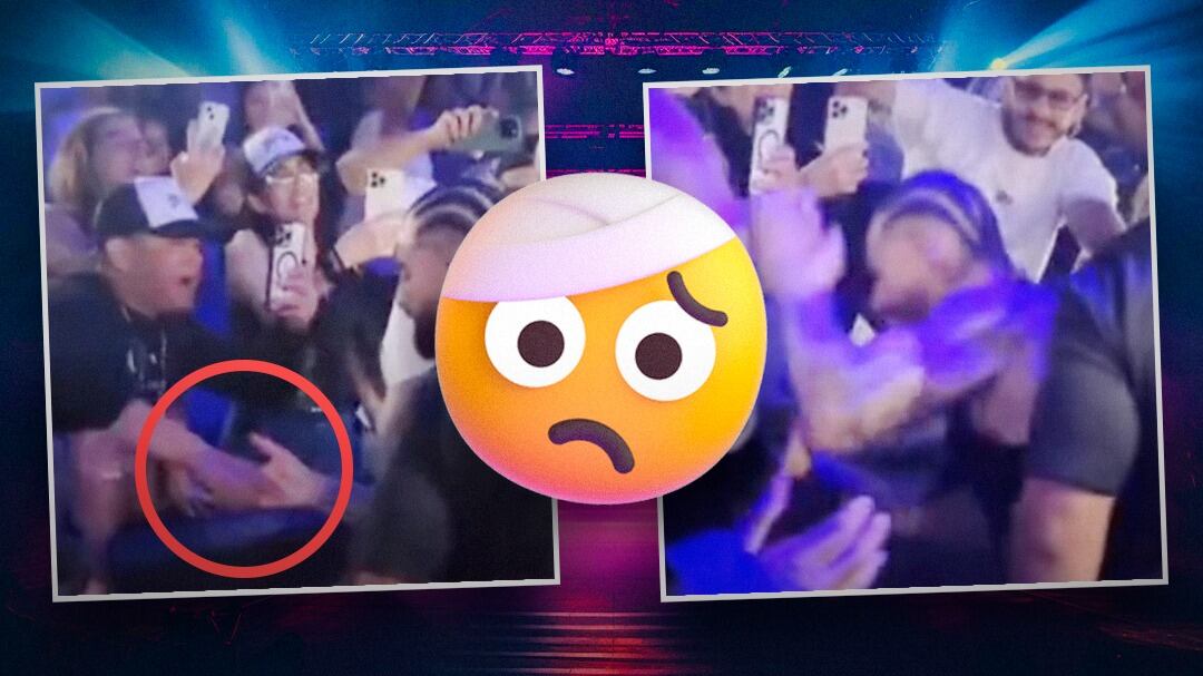 Maluma le suelta manotazo a fan y le tira hasta el celular (VIDEO)