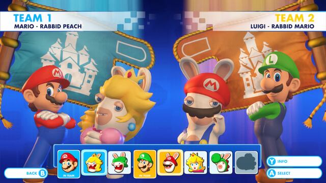 Mario Rabbit Combat Veamos un poco del sistema de combate de Mario+Rabbids