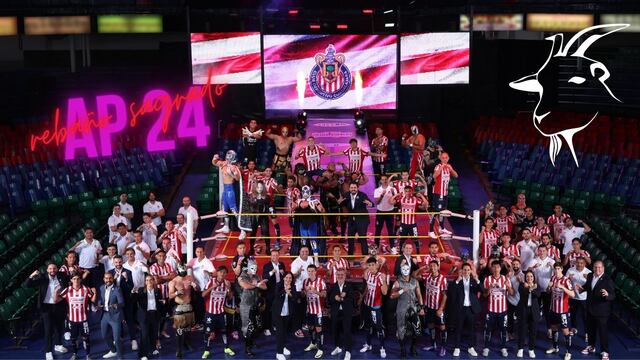 Chivas sorprende a todos con espectacular fotografía oficial al estilo de la lucha libre