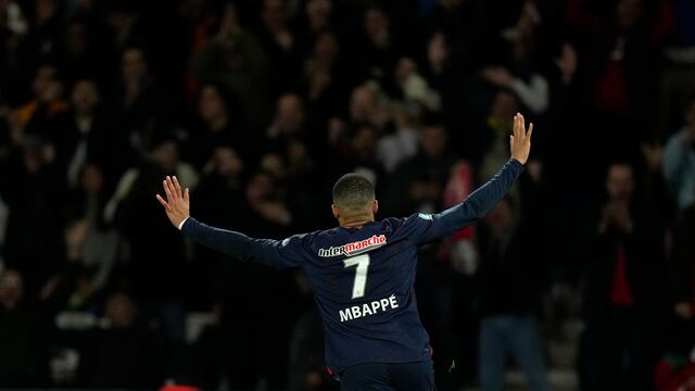 Kylian Mbappé con el PSG
