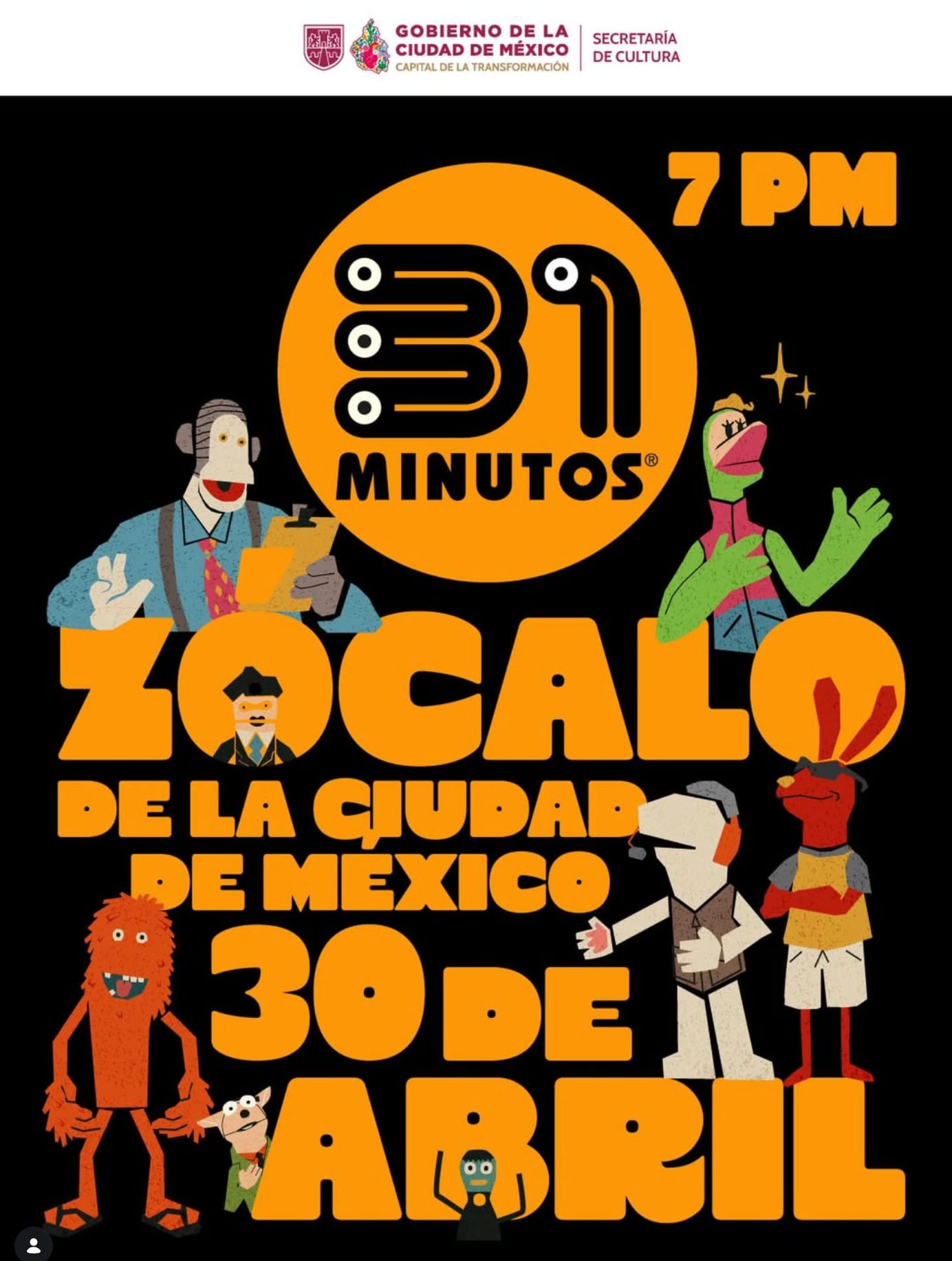 31Minutos tendrá un concierto gratuito por el Día del Niño en el Zócalo de la CDMX