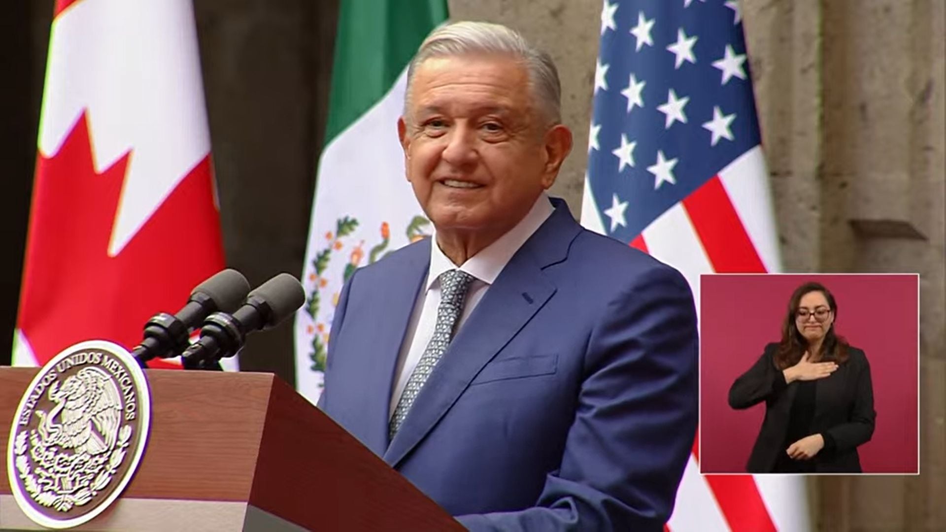 AMLO desde Palacio Nacional