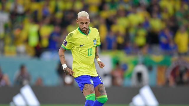Neymar, en un partido con la Selección de Brasil.