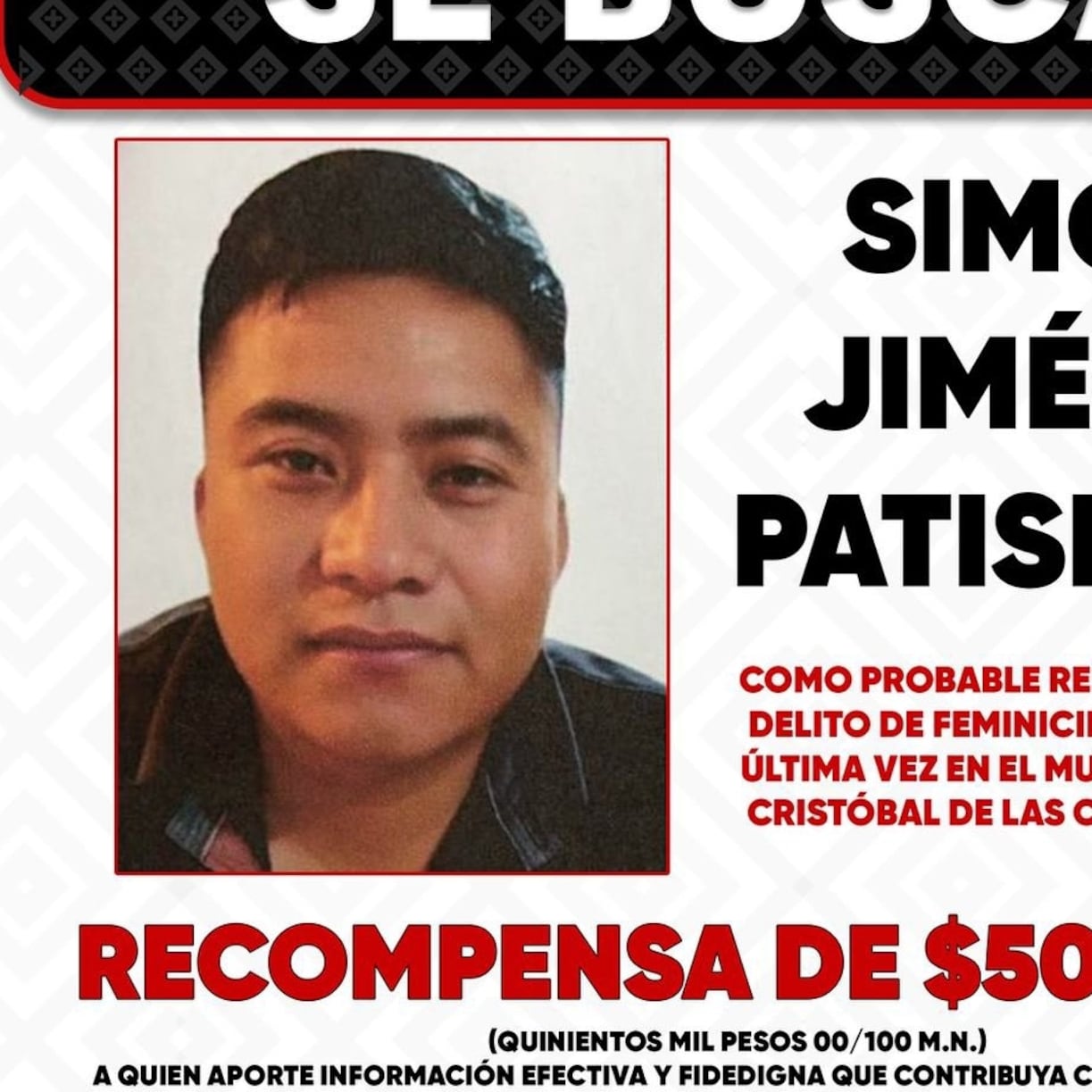 ¿Quién es Simón Jiménez Patishtán “El 666”? Ofrecen recompensa por feminicida de Lola Patricia Patishtán, regidora del PT en Chiapas