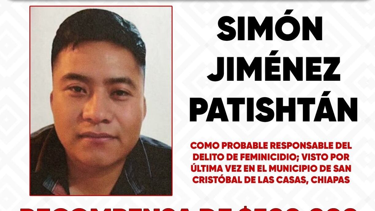 ¿Quién es Simón Jiménez Patishtán “el 666”? Ofrecen recompensa por feminicida de Lola Patricia Patishtán, regidora del PT en Chiapas