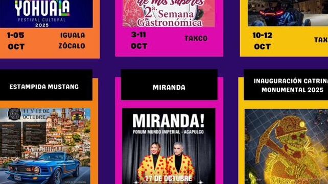 Gobierno de Guerrero promueve actividades durante el último fin de semana de octubre con clima ideal