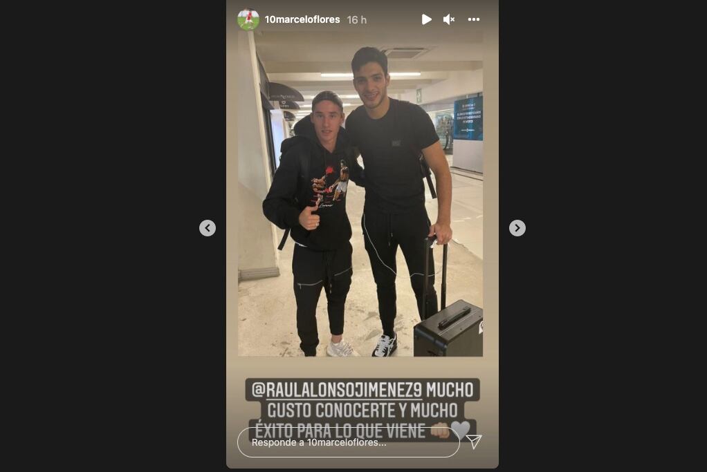 Marcelo Flores y Raúl Jiménez