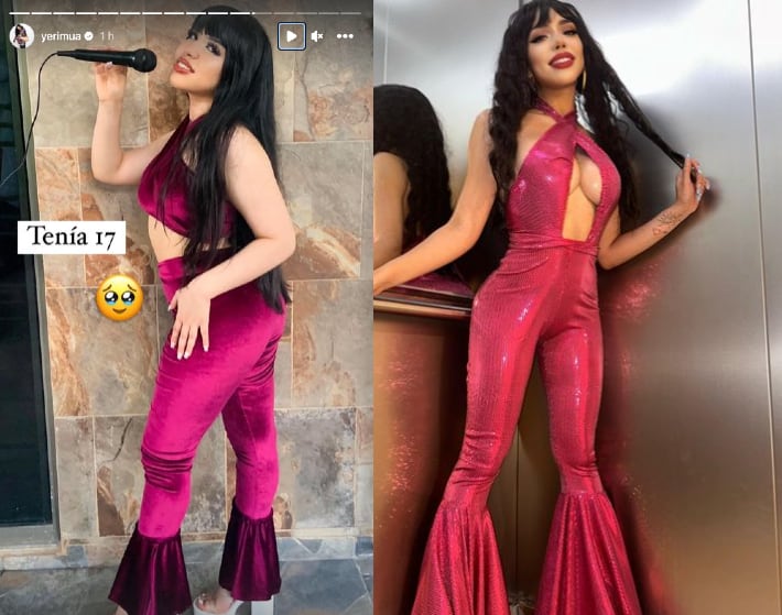Yeri Mua se vistió como Selena hace cuatro años y volvió a recrear el look