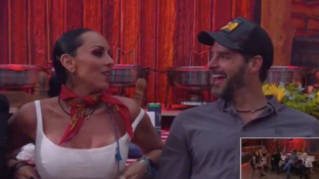 Ivonne Montero y Eduardo Rodríguez en "La casa de los famosos"